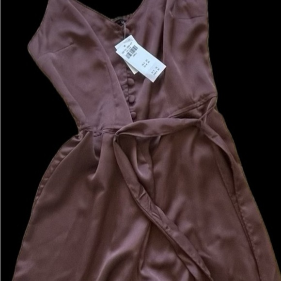 Abercrombie & Fitch Chocolate Brown Jumpsuit - Picture 2 of 8